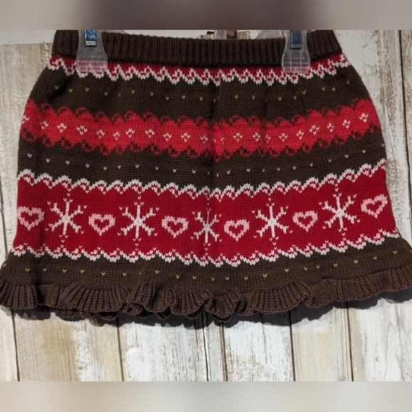 Gymboree toddlers girls size2T knit mini skirt with a short sleeve white top 2T - Picture 6 of 8